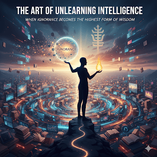 THE ART OF UNLEARNING INTELLIGENCE WHEN IGNORANCE BECOMES THE HIGHEST FORM OF WISDOM IGNORANCE